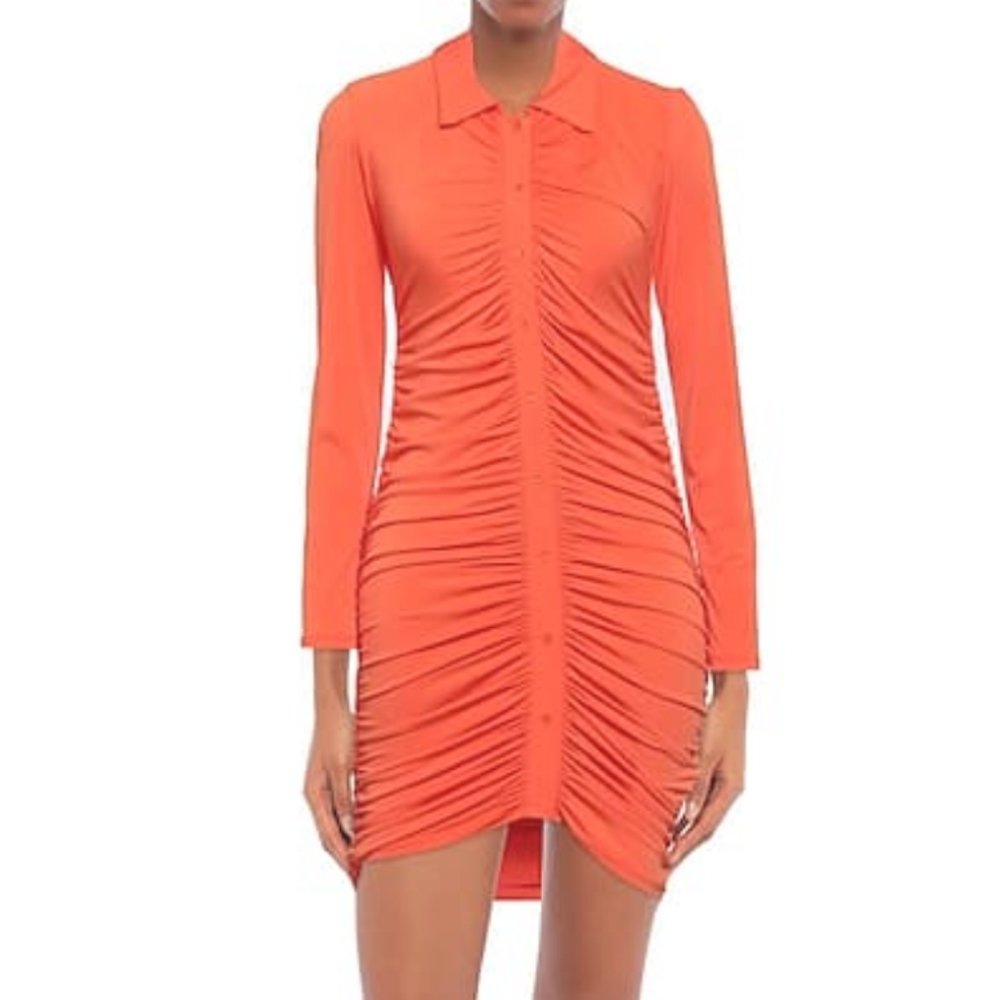 Haveone Ruched Dress